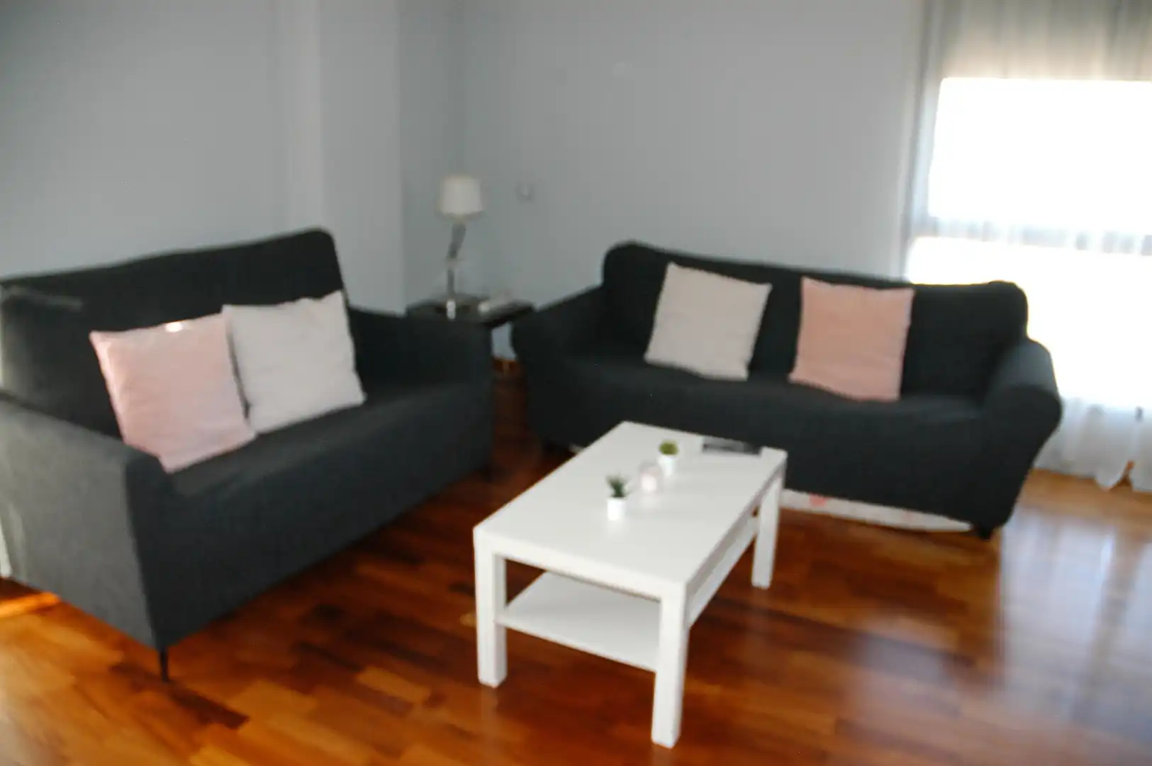 Sala de estar de Piso de alquiler en Murcia con Aire acondicionado, Calefacción y Parquet