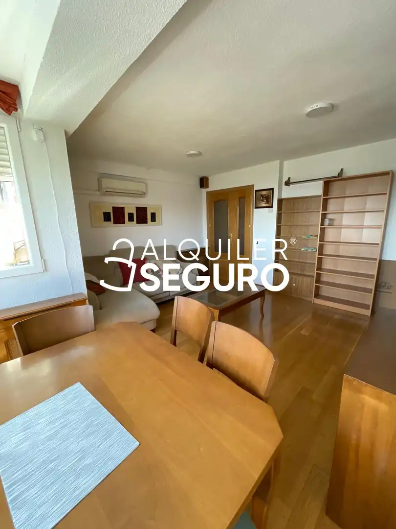 Sala d'estar de Pis de lloguer en Madrid amb Aire condicionat, Calefacció i Moblat