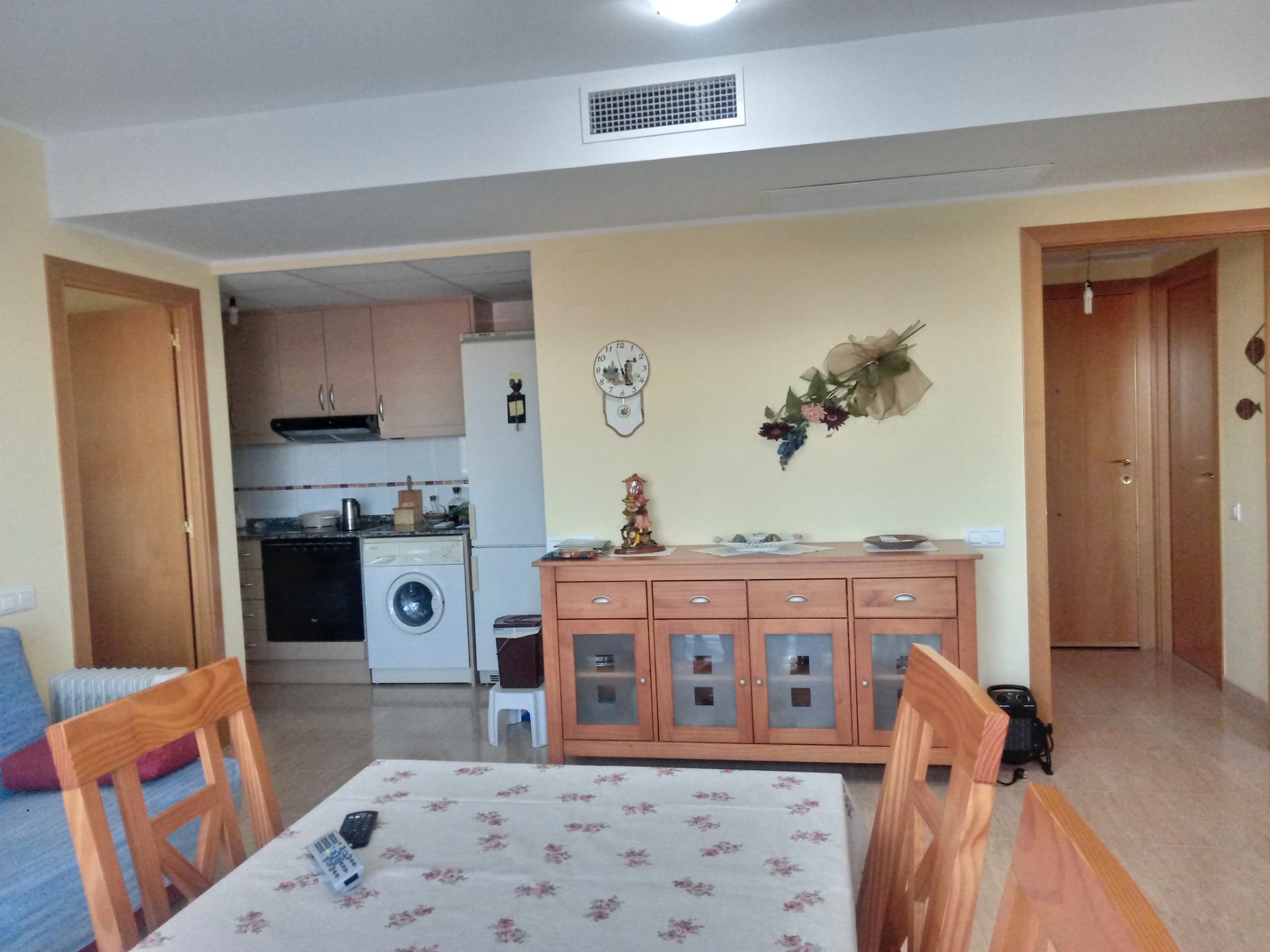 Kitchen of Flat to rent in Deltebre  with Air Conditioner, Furnished and Oven