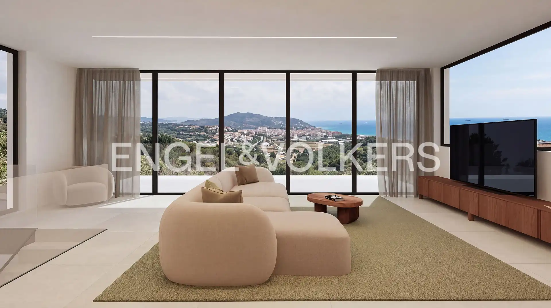 Sala de estar de Finca rústica en venta en Premià de Dalt con Aire acondicionado, Calefacción y Jardín privado