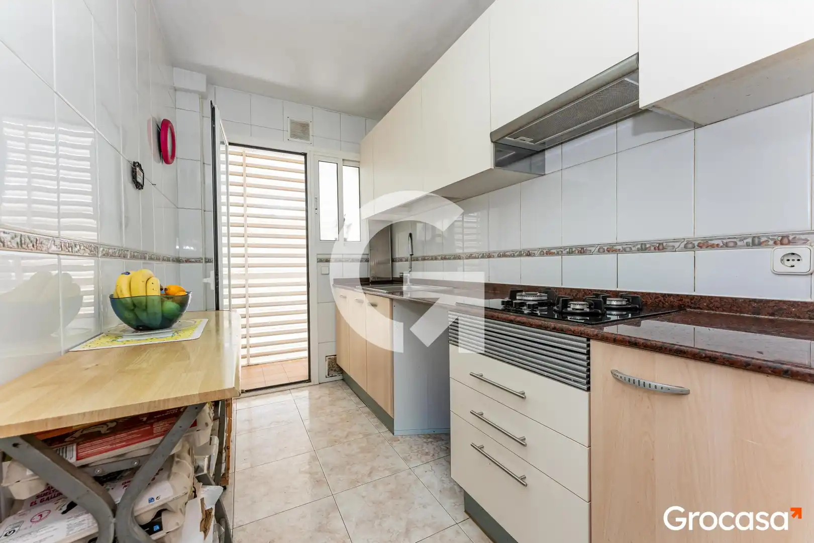Kitchen of Flat for sale in Cornellà de Llobregat  with Heating and Balcony