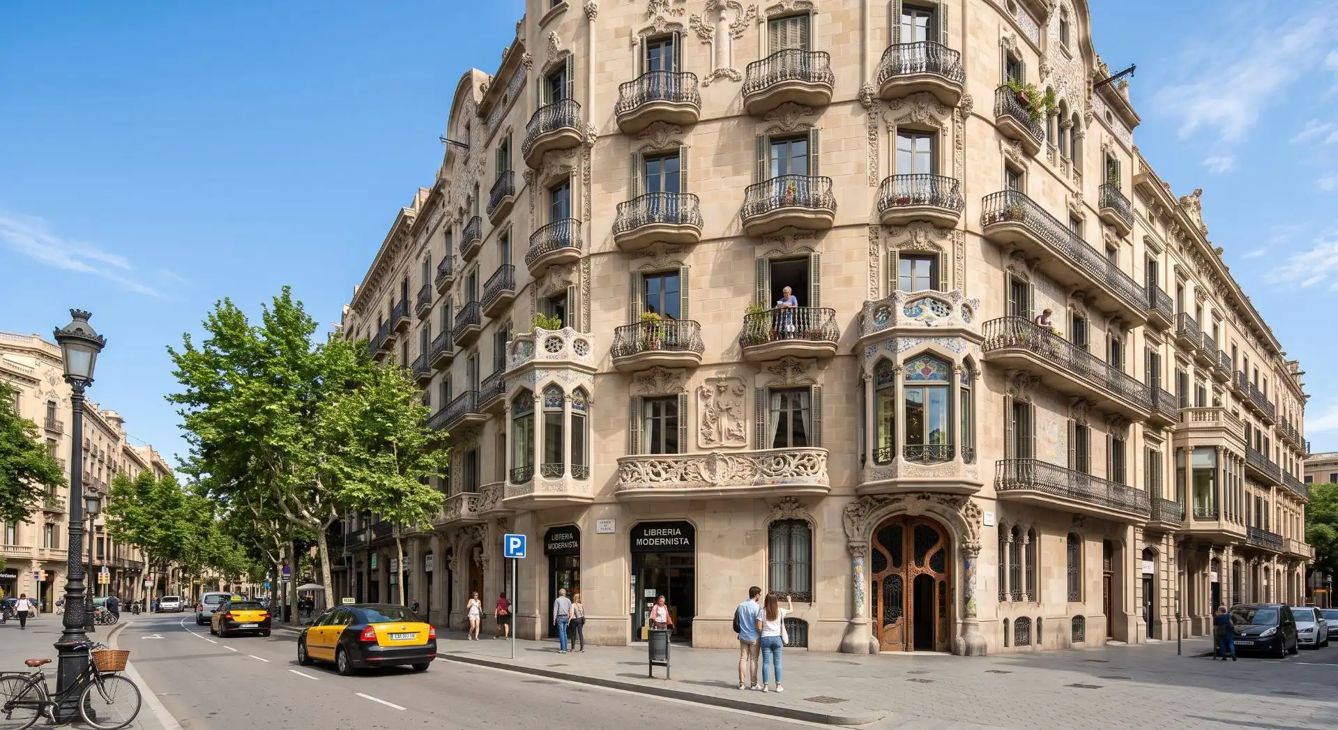 Vista exterior de Àtic en venda en Eixample