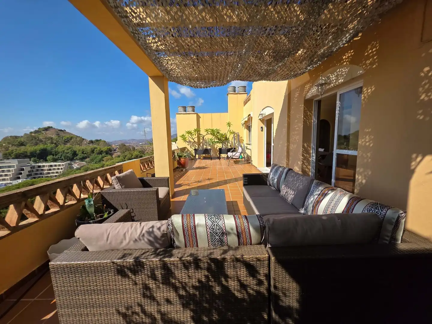 Terrasse von Dachboden zum Verkauf in Málaga mit Klimaanlage, Heizung und Terrasse