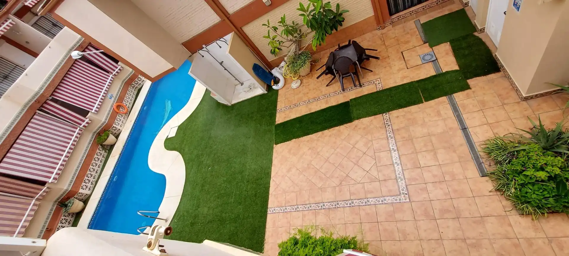 Piscina de Estudio de alquiler en Torremolinos con Aire acondicionado, Calefacción y Terraza