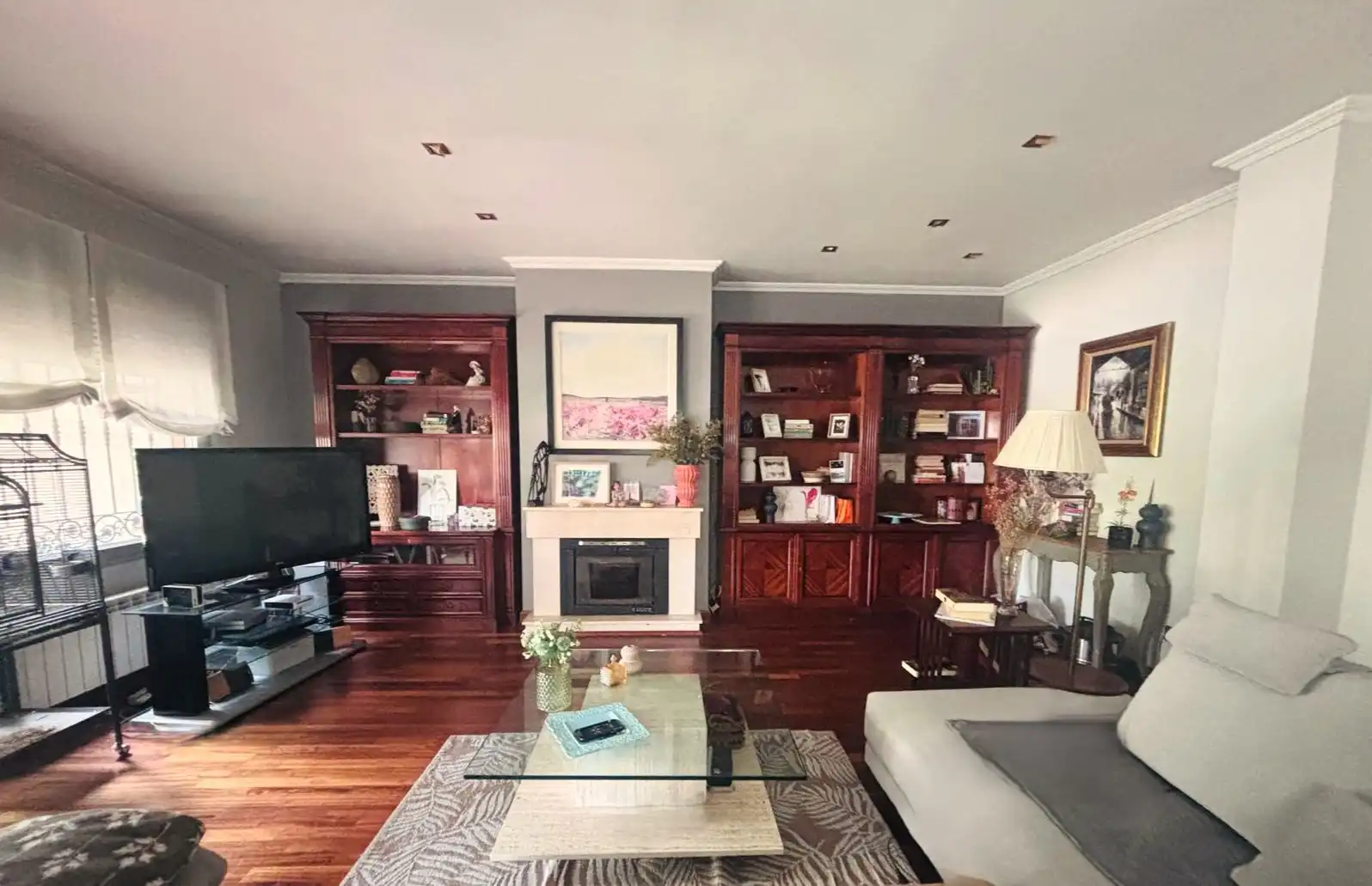 Sala de estar de Casa adosada en venta en Leganés con Calefacción, Jardín privado y Terraza