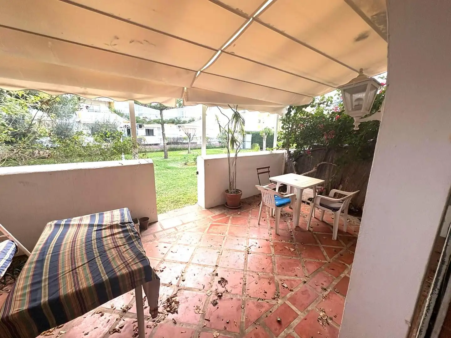 Terrassa de Casa adosada en venda en Fuengirola amb Aire condicionat, Jardí privat i Terrassa
