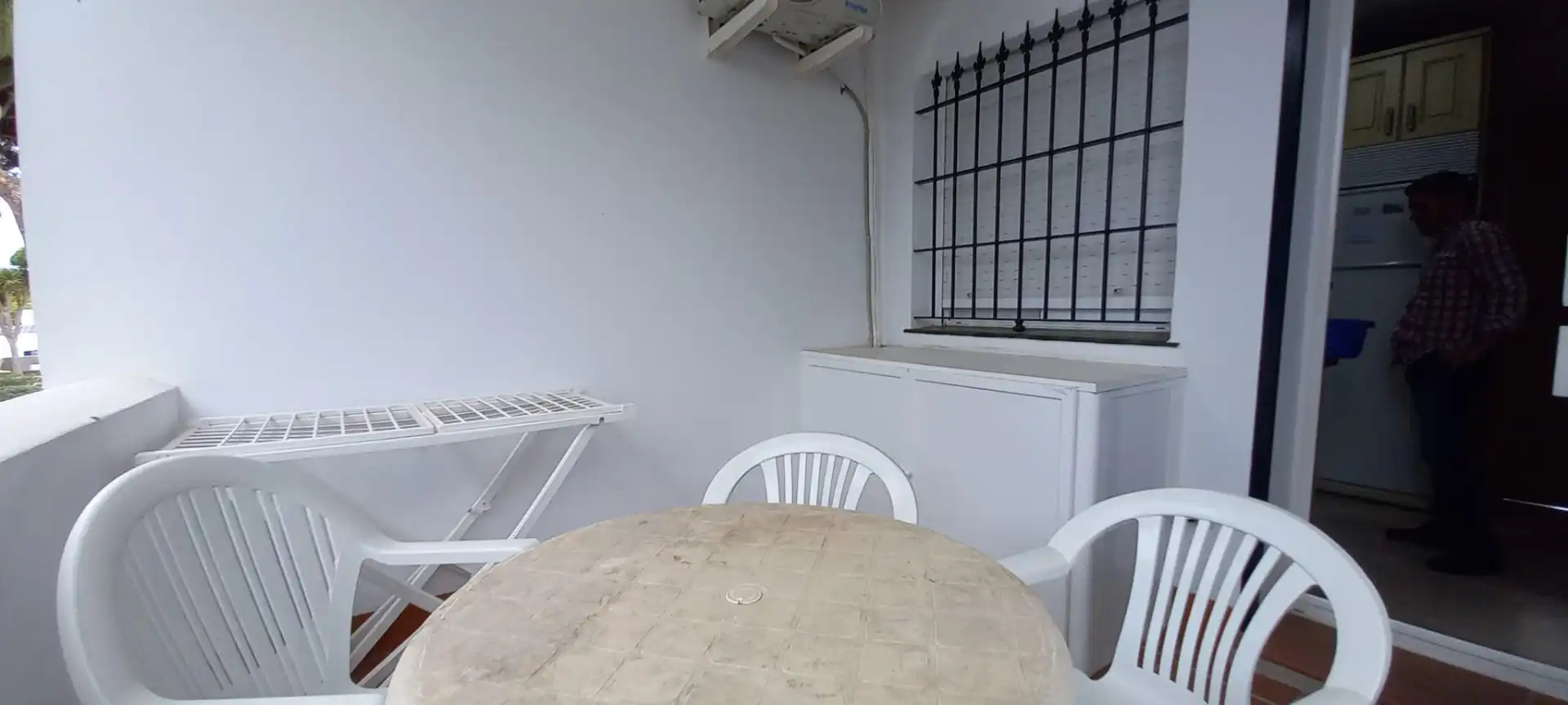 Balcony of Apartments for rent in Chiclana de la Frontera  with Air Conditioner, Furnished and Oven