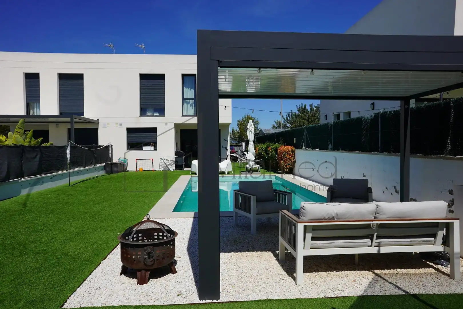Terrace of Detached homes for rent in San Antonio de Benagéber  with Air Conditioner, Heating and Private garden