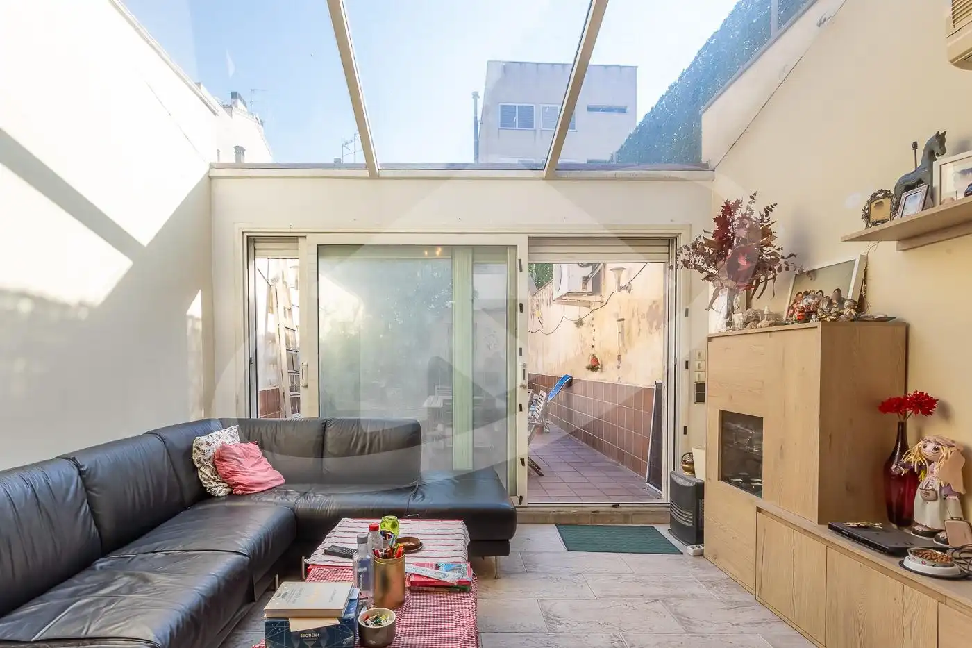 Wohnzimmer von Haus oder Chalet zum Verkauf in Sabadell mit Klimaanlage, Privatgarten und Terrasse