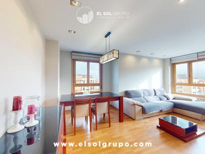 Living room of Flat for sale in Gijón   with Heating, Parquet flooring and Storage room