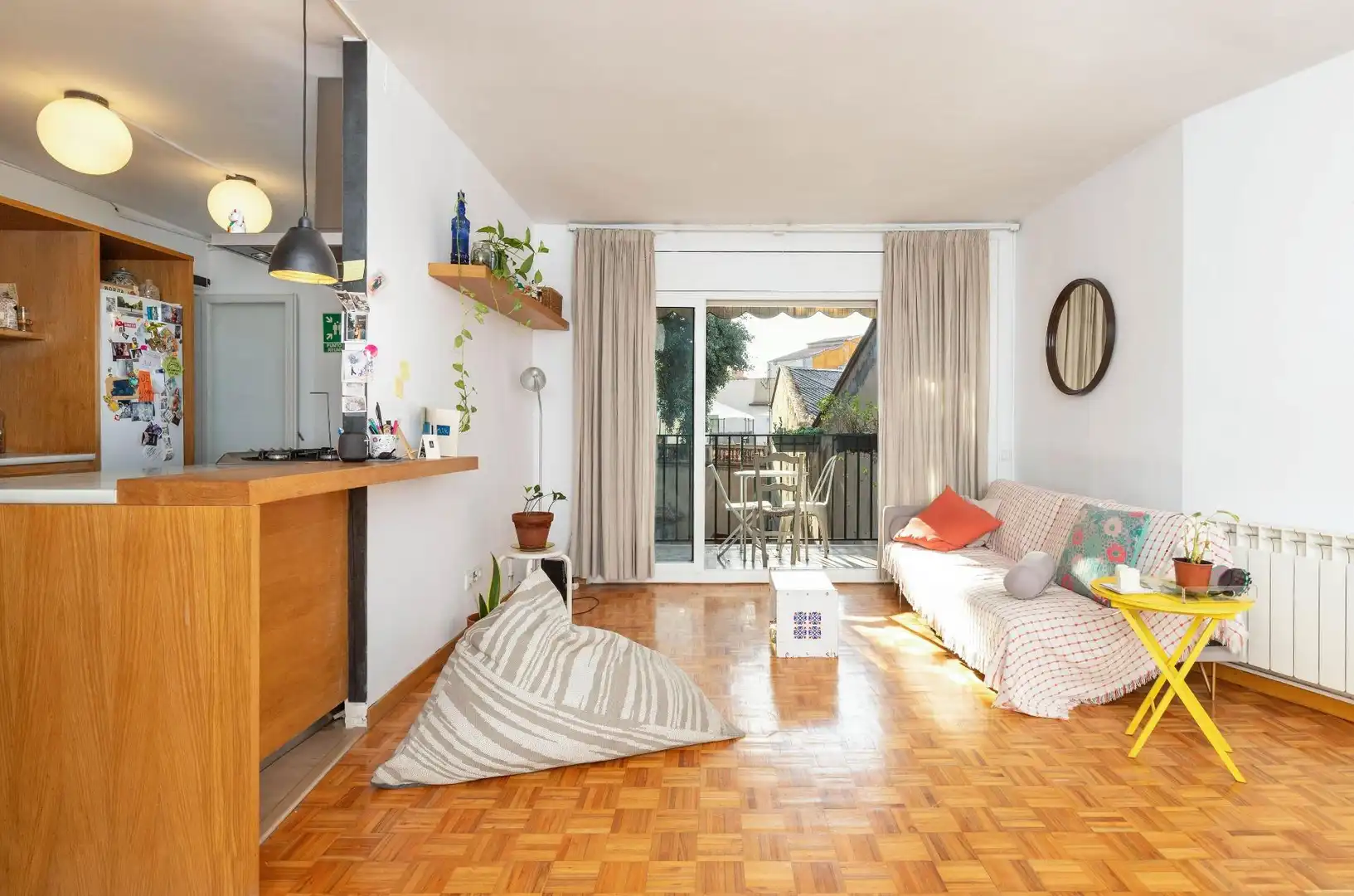 Sala de estar de Piso en venta en Terrassa con Aire acondicionado, Calefacción y Parquet
