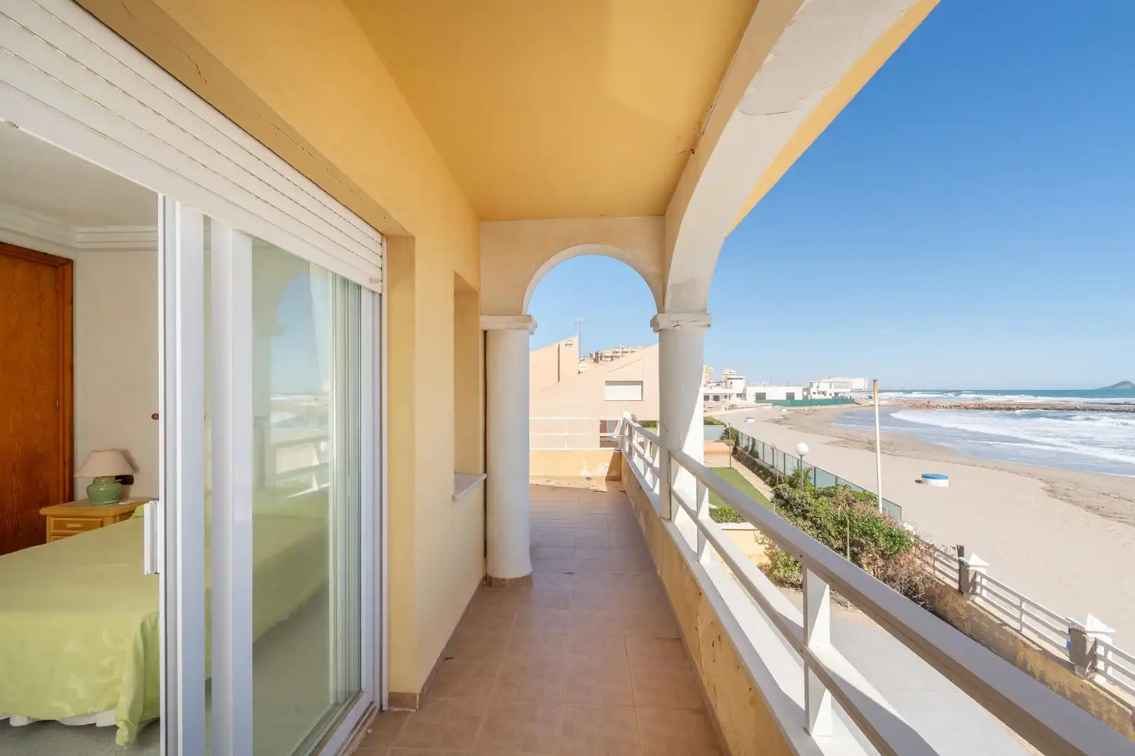 Balcony of Houses for sale in La Manga del Mar Menor  with Private garden, Terrace and Storage room