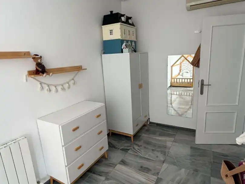 Schlafzimmer von Maisonette zum Verkauf in Ciudad Real Capital mit Klimaanlage, Terrasse und Balkon