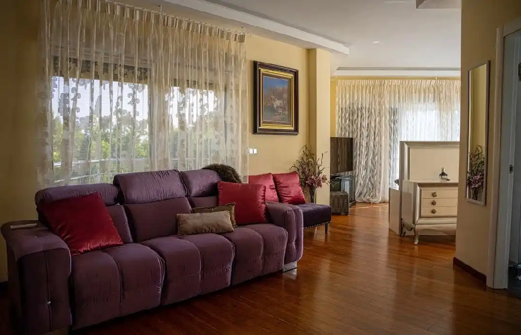 Sala de estar de Casa o chalet en venta en Altea con Aire acondicionado, Jardín privado y Terraza