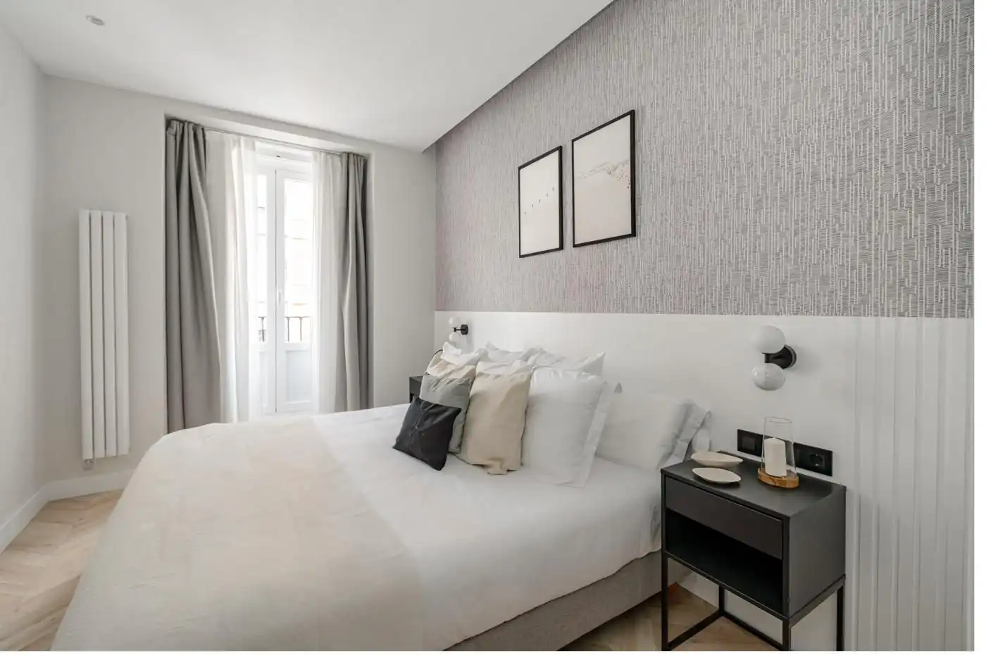 Schlafzimmer von Wohnung zum Verkauf in Madrid mit Klimaanlage und Heizung