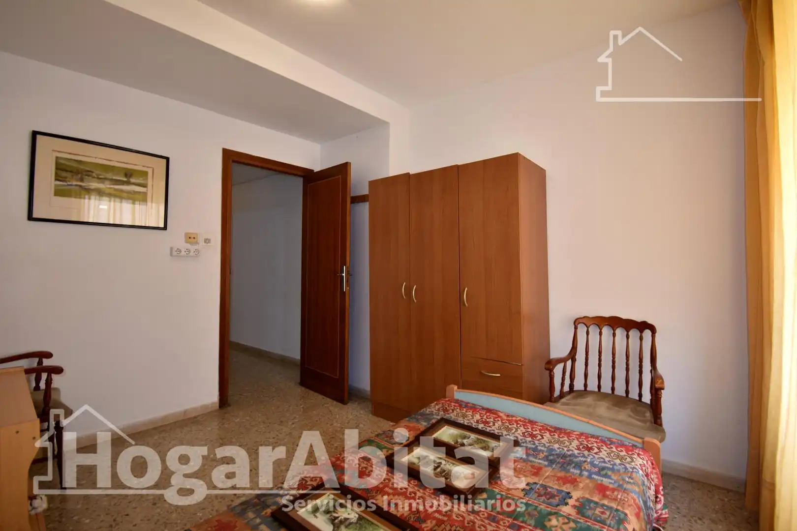 Bedroom of Flat for sale in Oliva  with Balcony