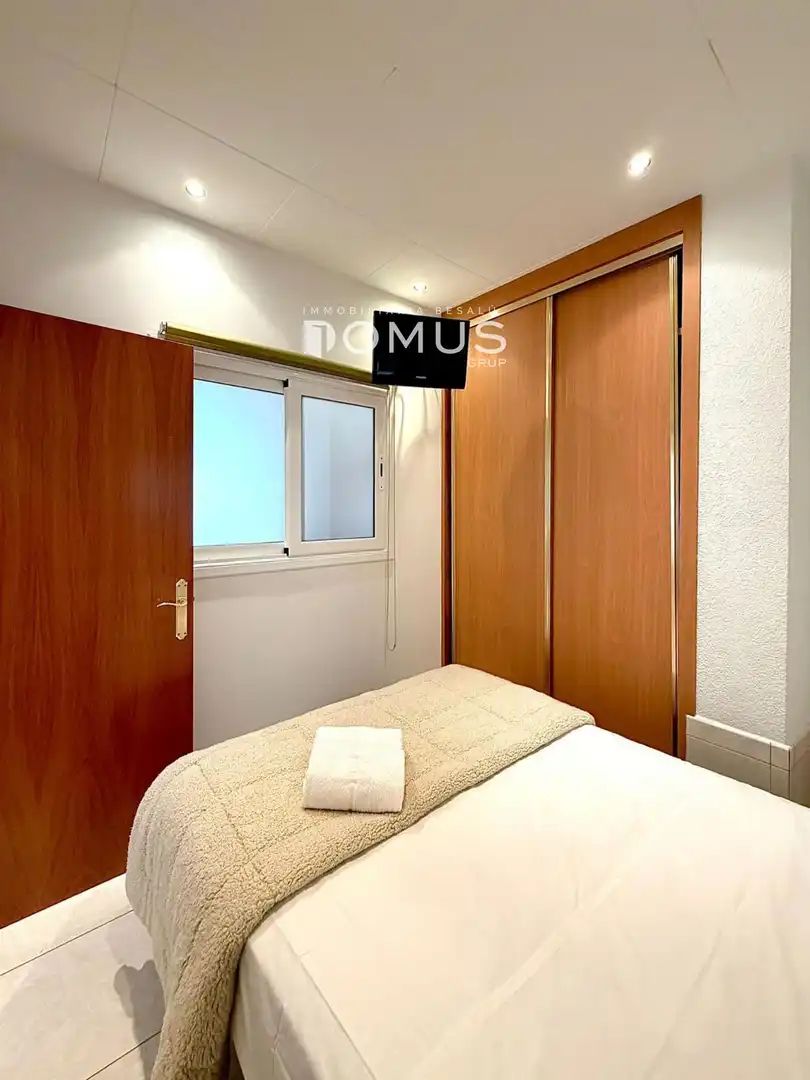 Bedroom of Flat for rent in L'Escala  with Air Conditioner, Heating and Furnished