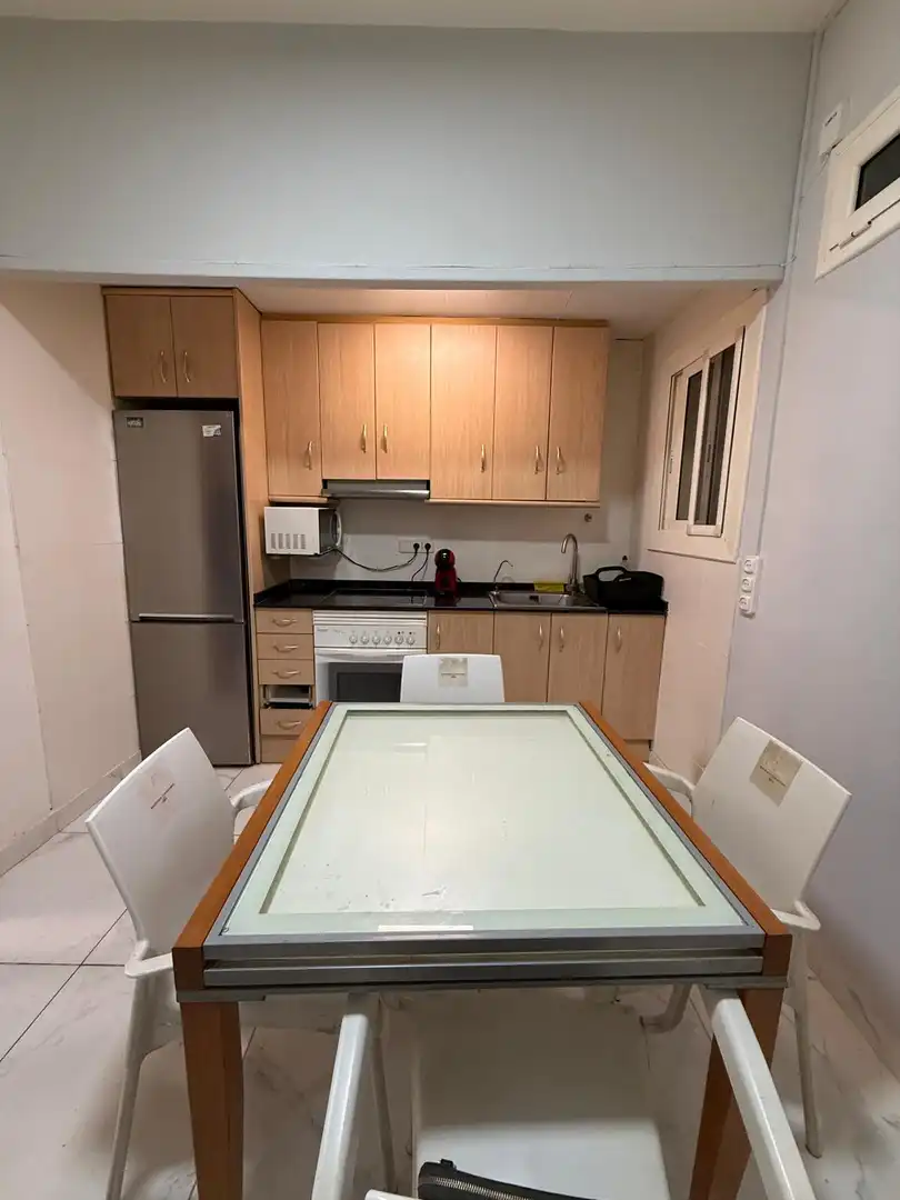 Kitchen of Flat for sale in L'Hospitalet de Llobregat  with Terrace