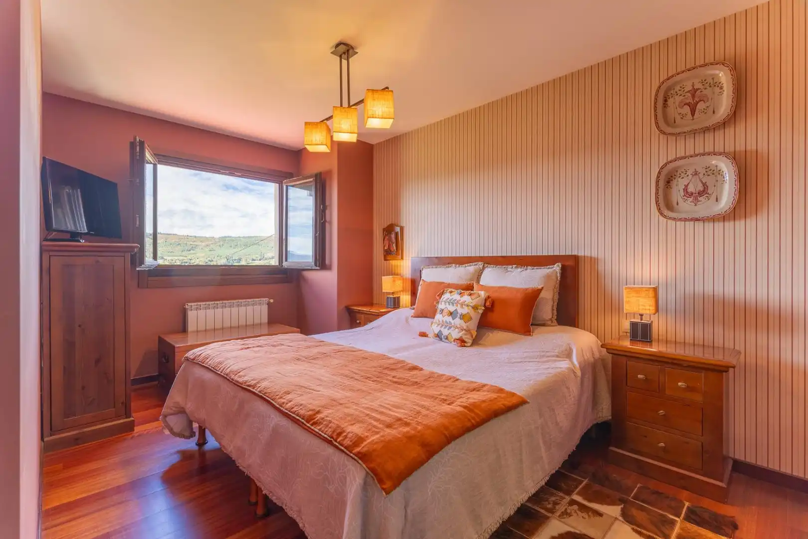 Habitación de Casa o chalet en venta en A Cañiza   con Calefacción, Jardín privado y Terraza