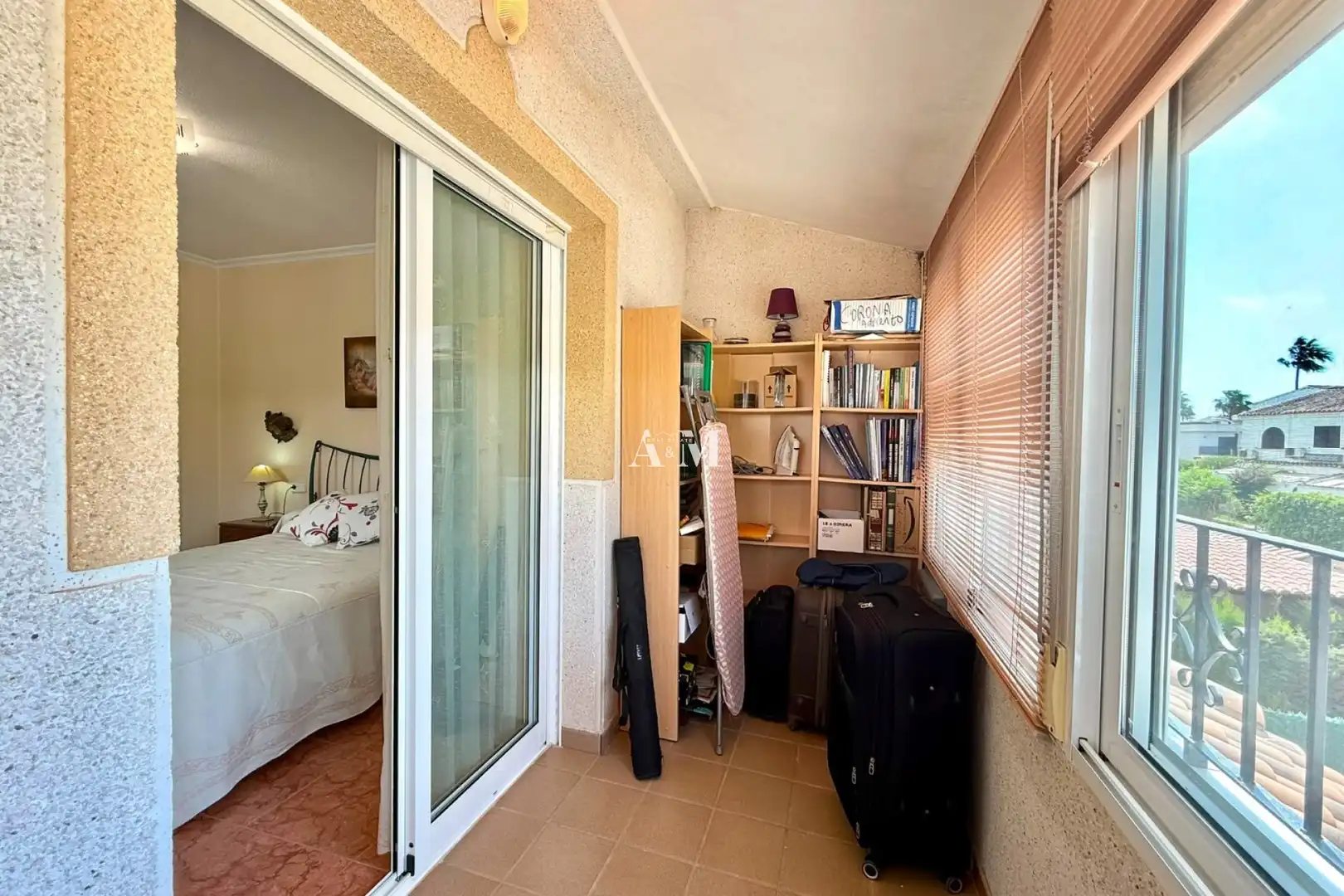 Dormitori de Casa adosada en venda en San Javier amb Aire condicionat, Calefacció i Jardí privat
