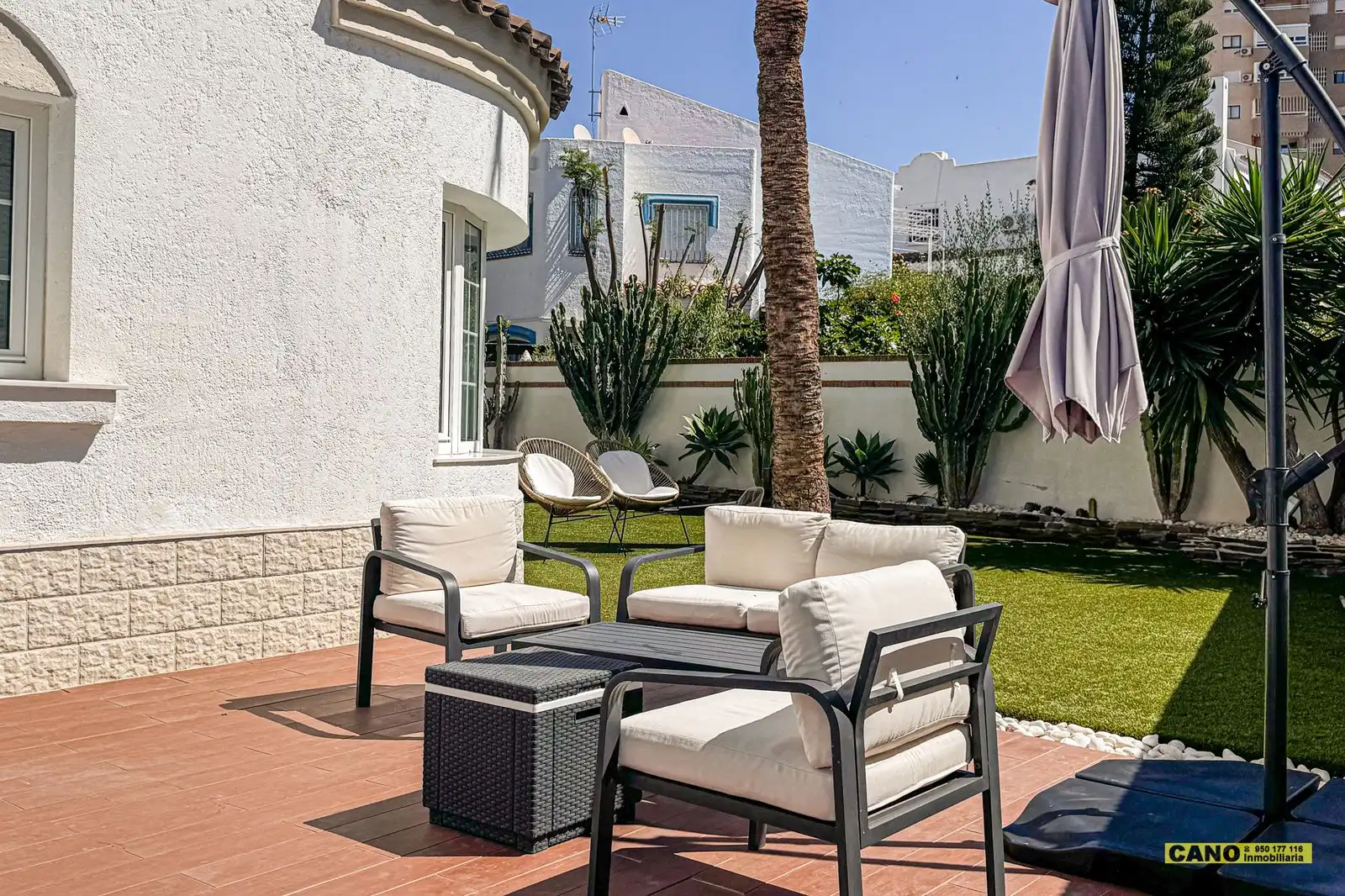 Terrace of Houses for sale in Roquetas de Mar  with Terrace, Storage room and Swimming Pool