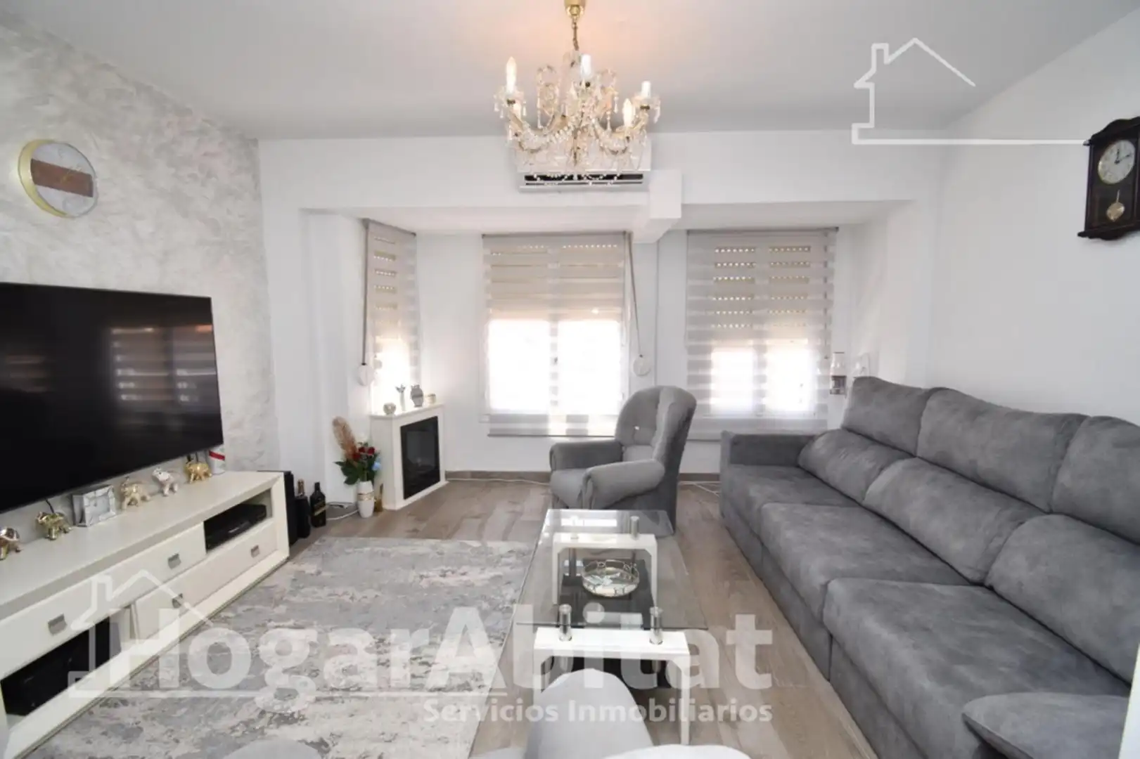 Living room of Flat for sale in Santa Pola  with Air Conditioner, Storage room and Furnished