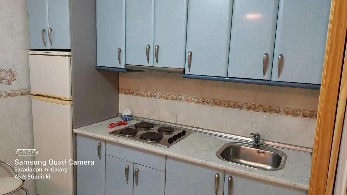 Kitchen of Study for rent in Granada  with Furnished