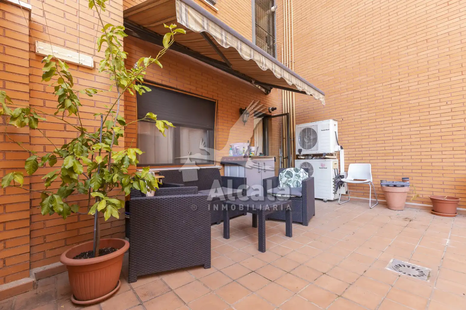 Terrace of Flat for sale in Alcalá de Henares  with Air Conditioner, Heating and Private garden