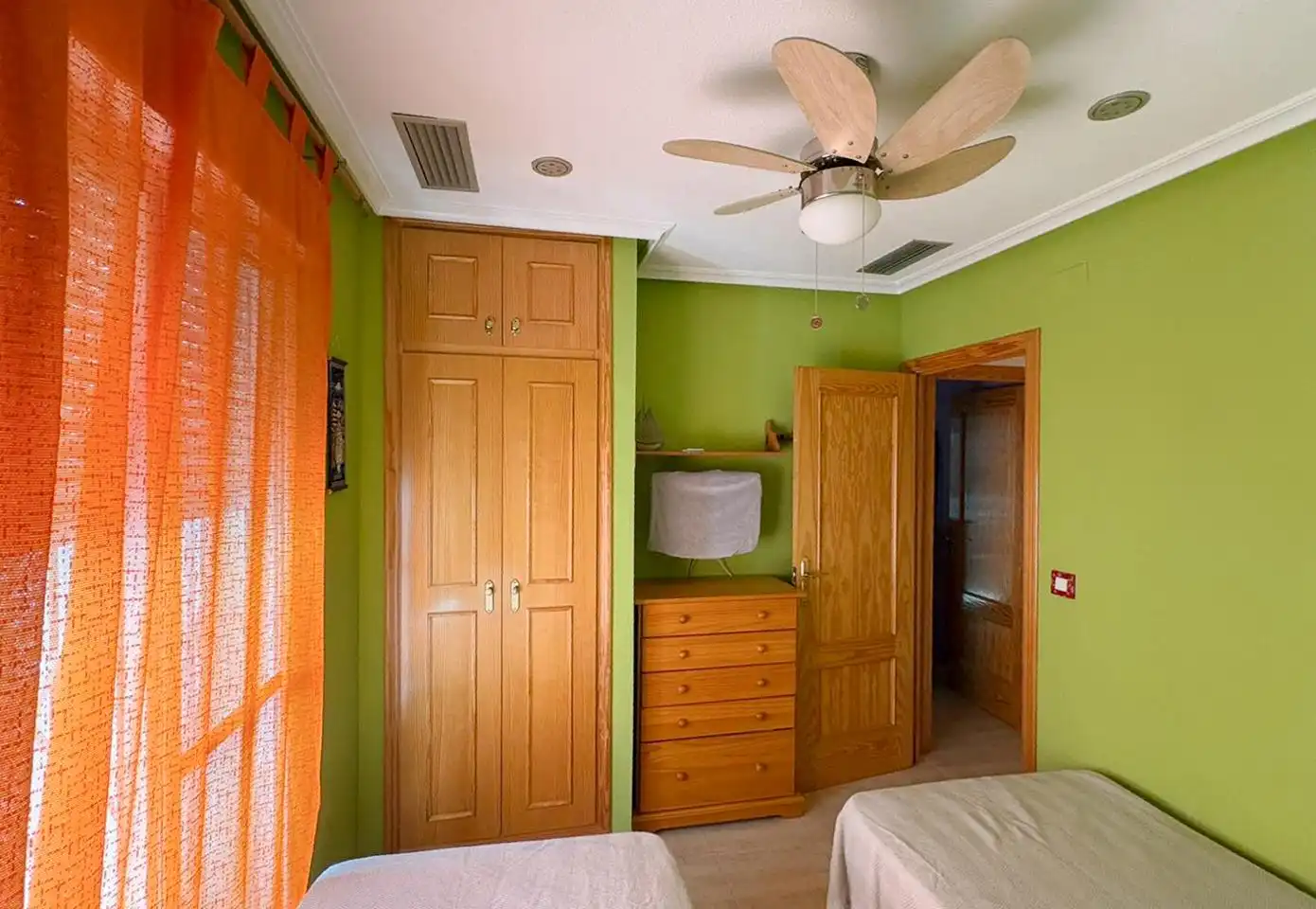 Schlafzimmer von Haus oder Chalet zur Miete in Santa Pola mit Klimaanlage, Terrasse und Balkon