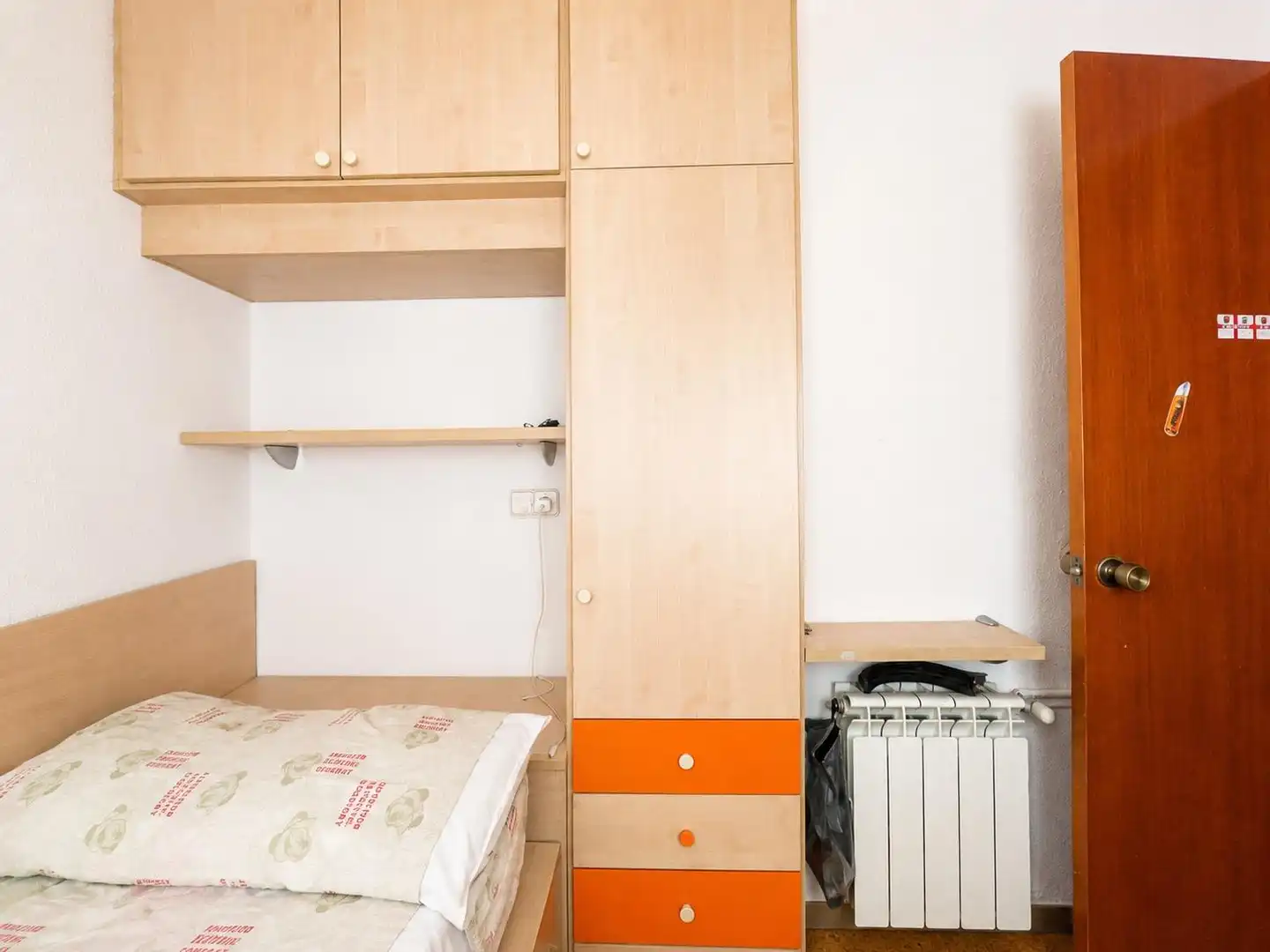 Schlafzimmer von Wohnung zum Verkauf in Esplugues de Llobregat mit Klimaanlage, Parkett und Terrasse
