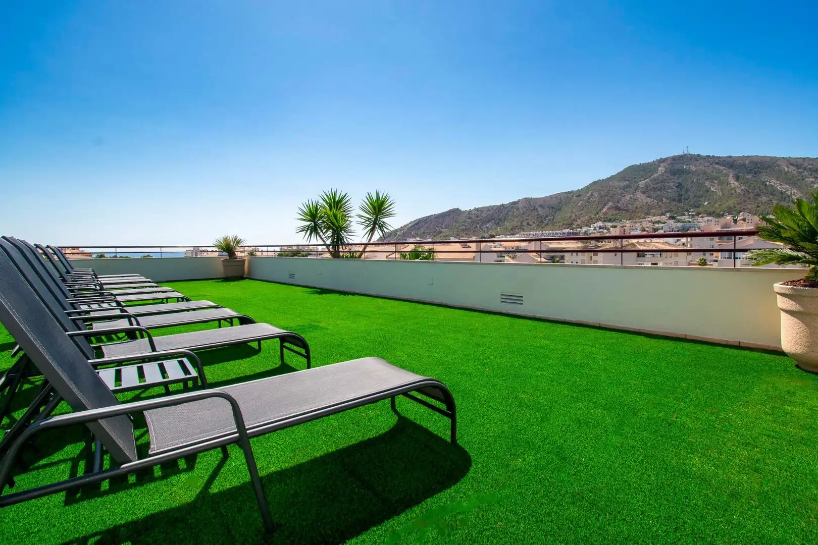 Terraza de Apartamento de alquiler en L'Alfàs del Pi con Aire acondicionado, Terraza y Amueblado