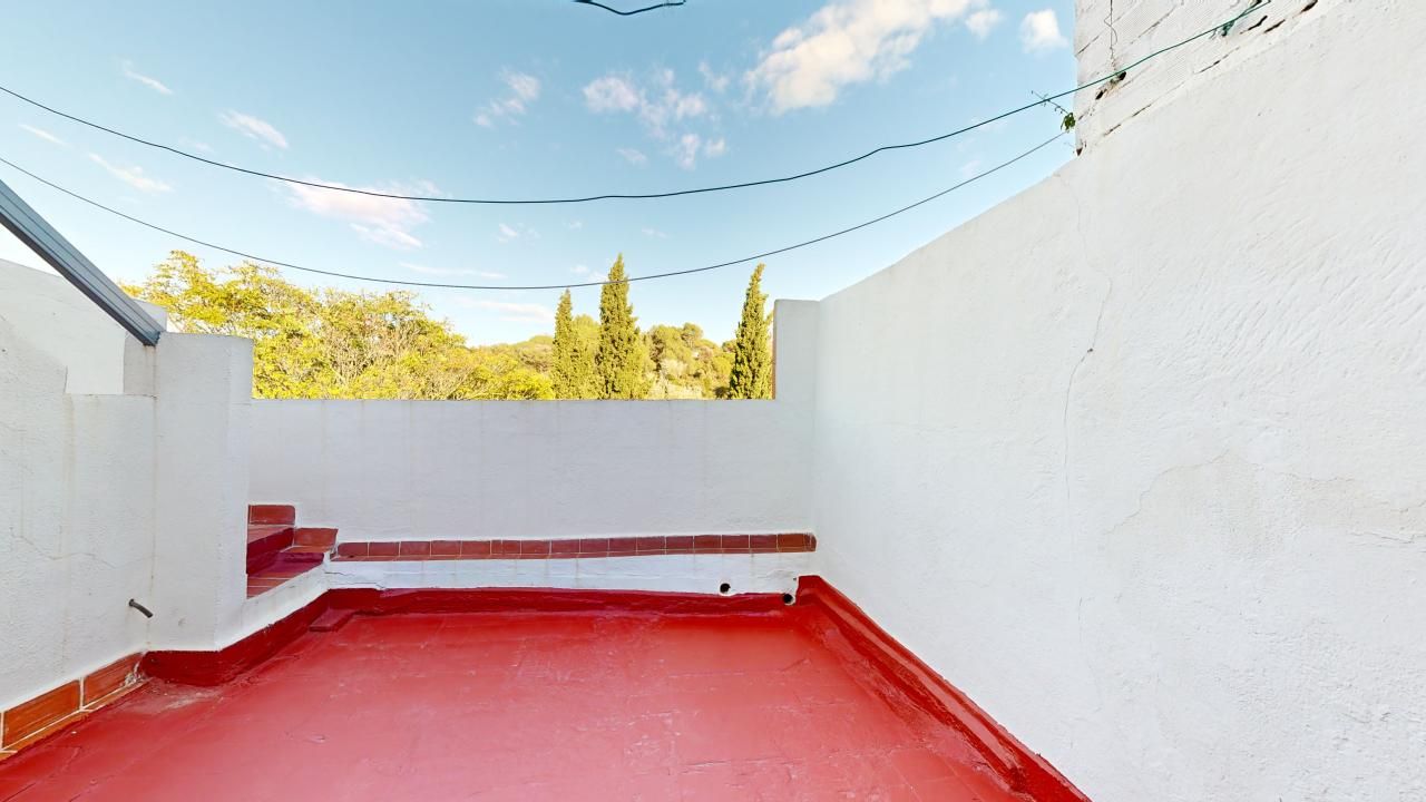 Vista exterior de Casa adosada en venda en Sabadell amb Aire condicionat, Calefacció i Terrassa