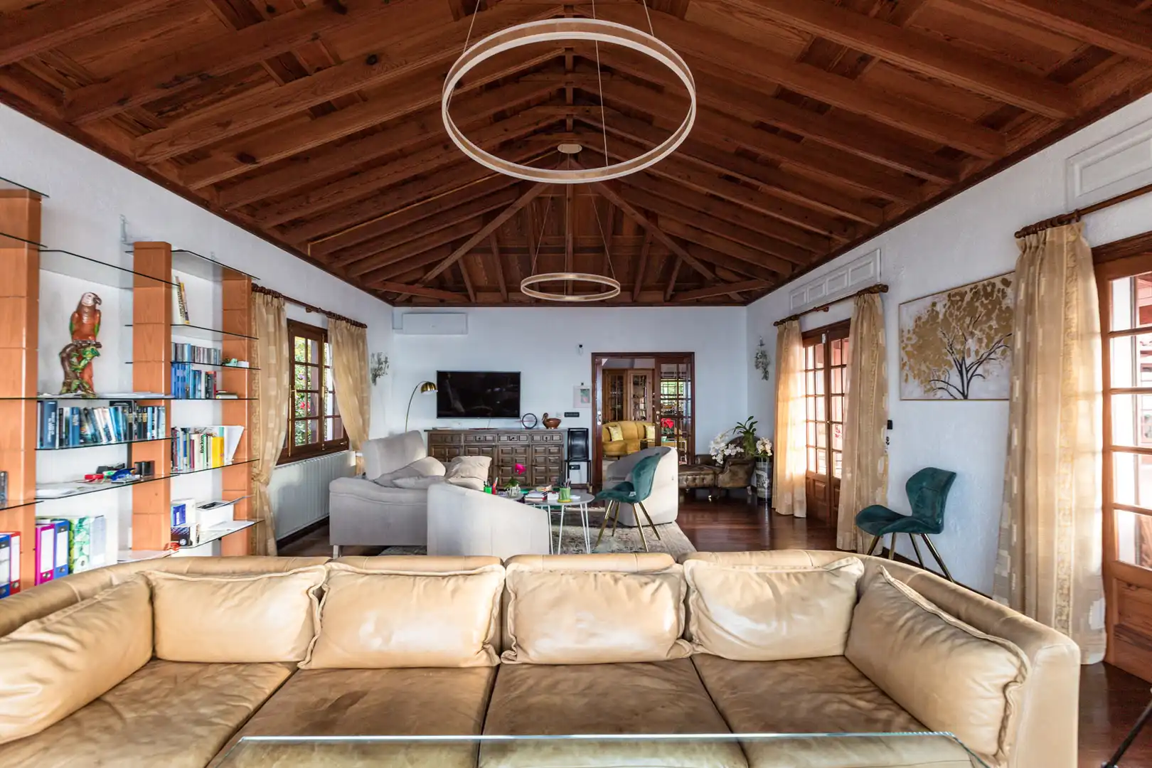 Sala de estar de Casa o chalet en venta en Tacoronte con Aire acondicionado, Jardín privado y Terraza