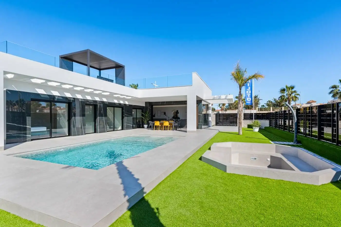 Swimming pool of Houses for sale in Algorfa  with Private garden, Terrace and Swimming Pool