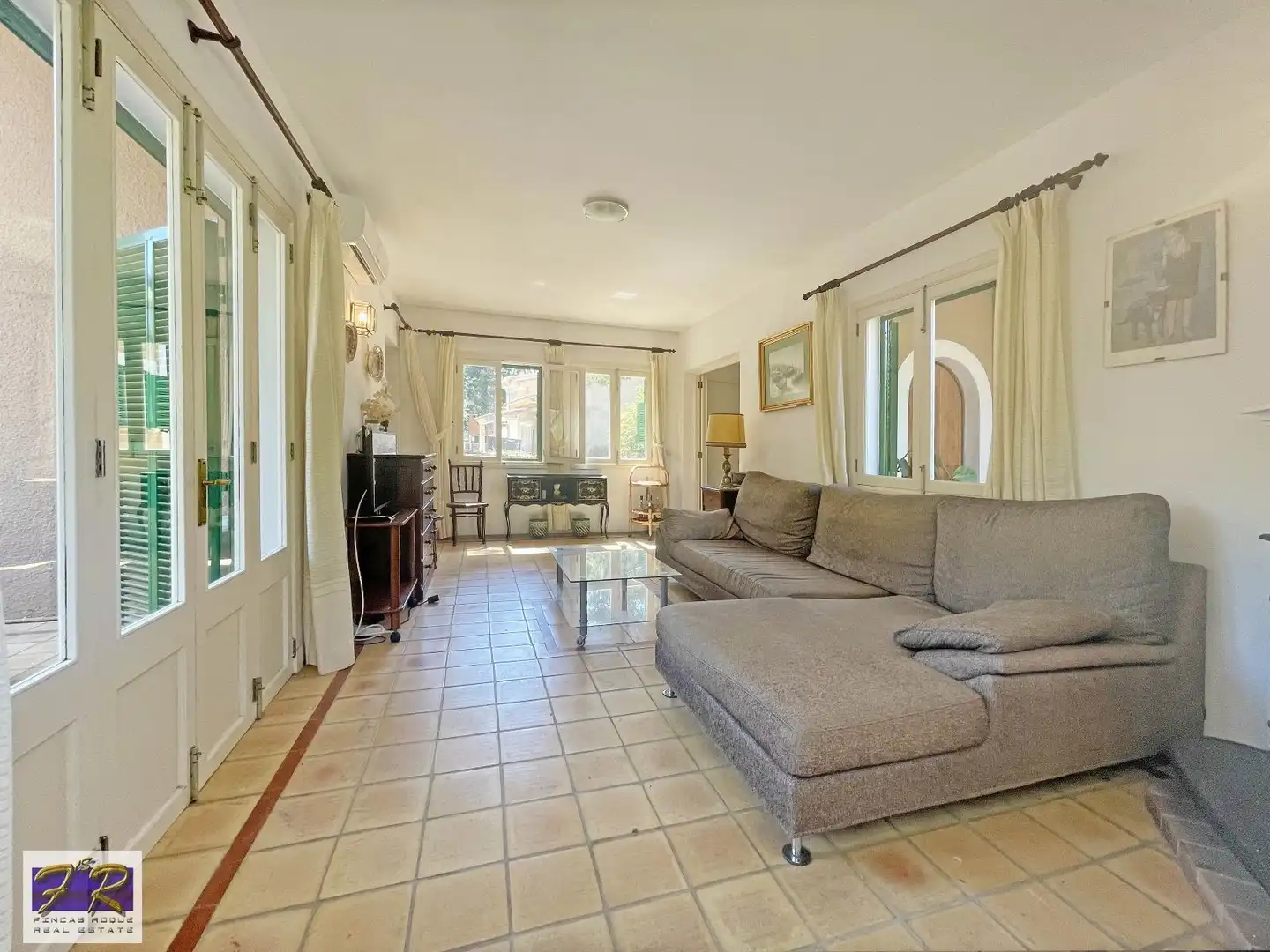 Sala d'estar de Casa o xalet en venda en Alcúdia amb Calefacció, Terrassa i Forn