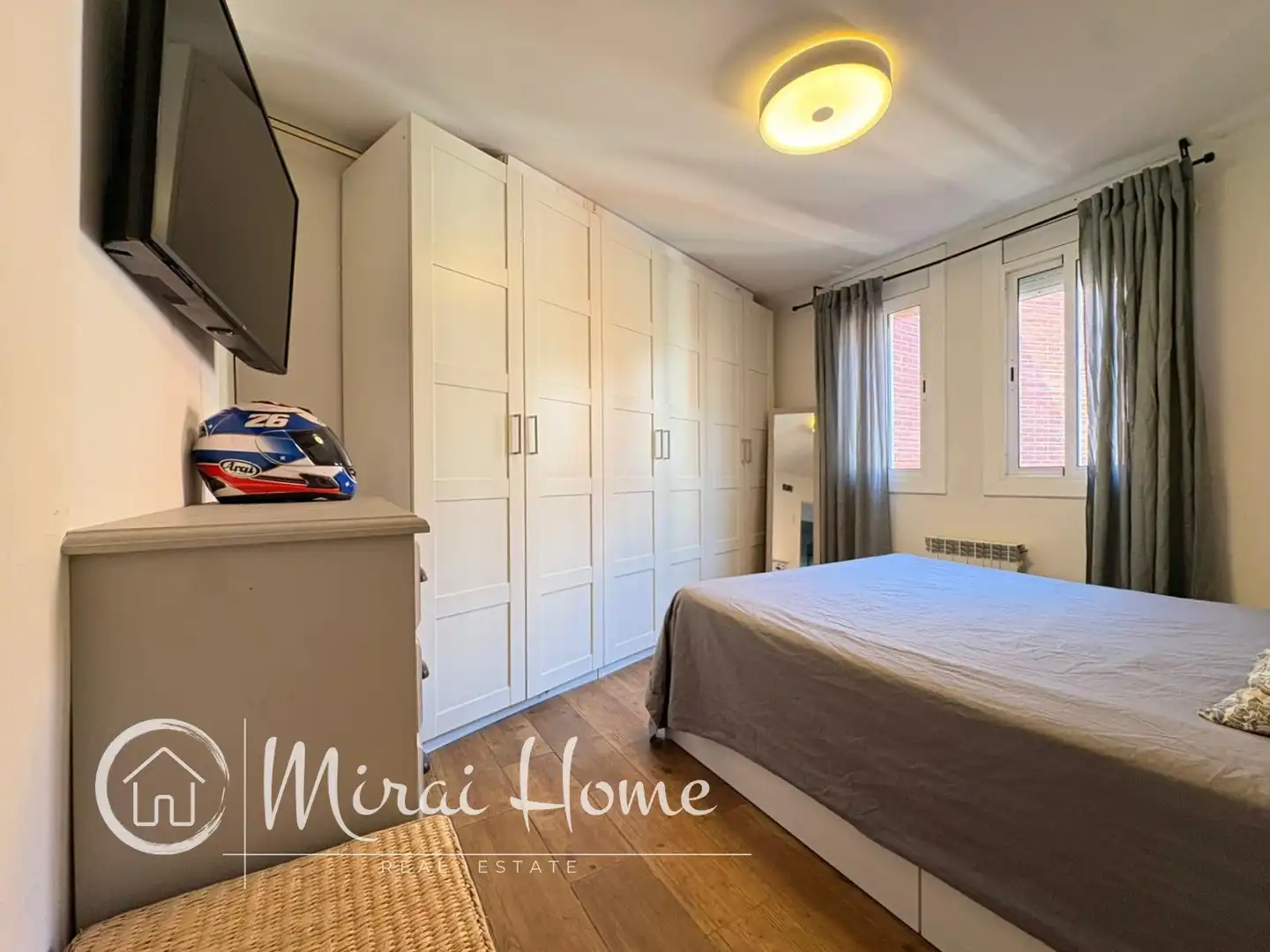 Schlafzimmer von Wohnung zum Verkauf in Mollet del Vallès mit Klimaanlage, Heizung und Parkett