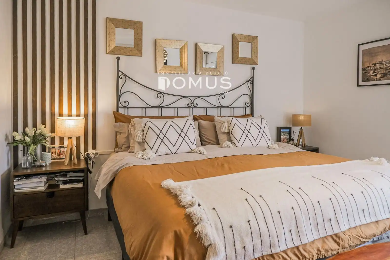Bedroom of Houses for sale in Besalú  with Air Conditioner, Private garden and Terrace