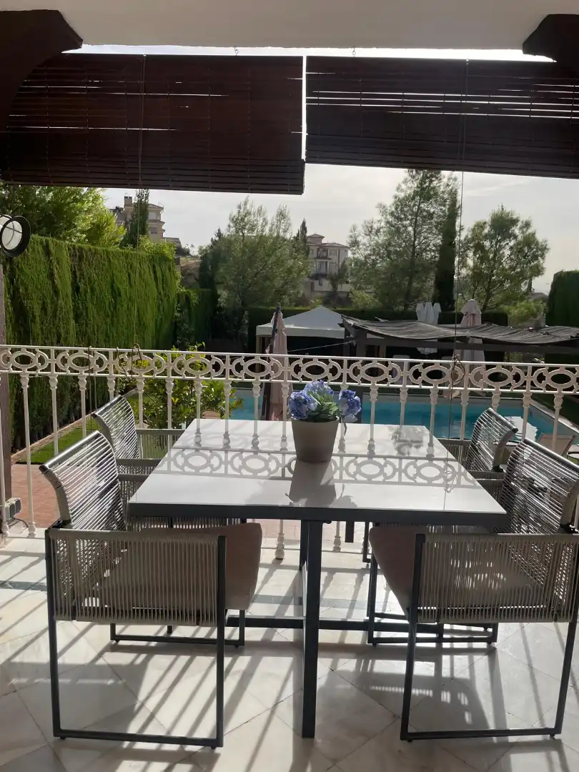 Terrace of Houses for rent in Monachil  with Air Conditioner, Heating and Private garden
