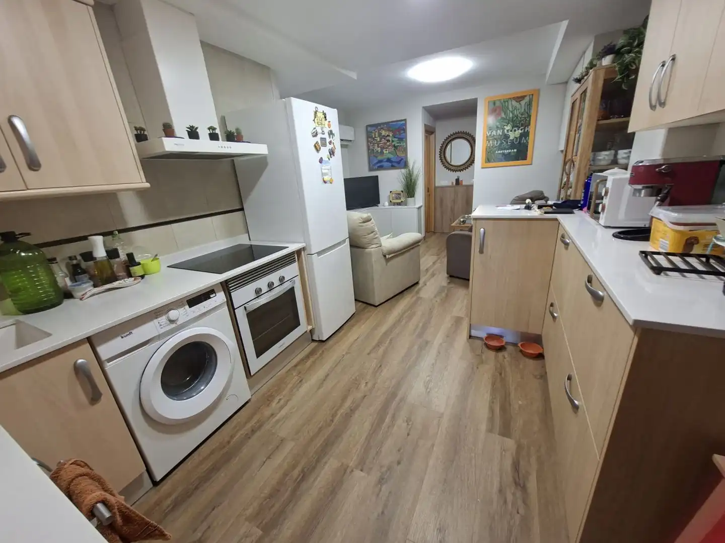 Küche von Wohnung zum Verkauf in Nules mit Klimaanlage, Parkett und Terrasse