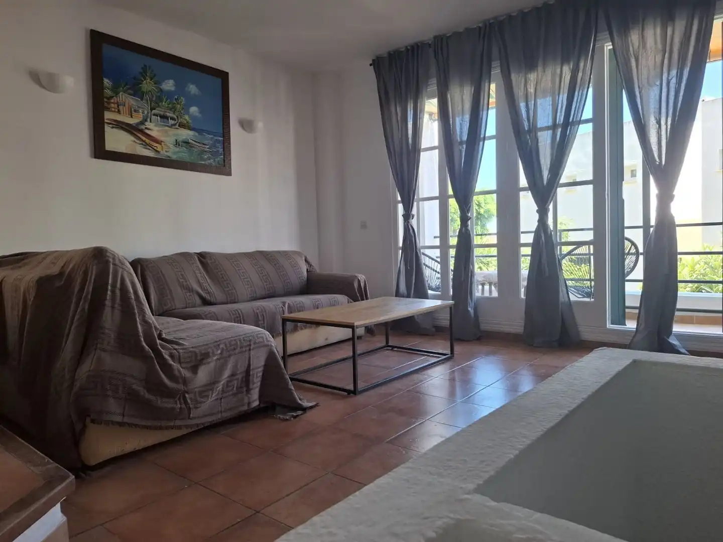 Wohnzimmer von Wohnungen zur Miete in Torremolinos mit Terrasse, Abstellraum und Möbliert