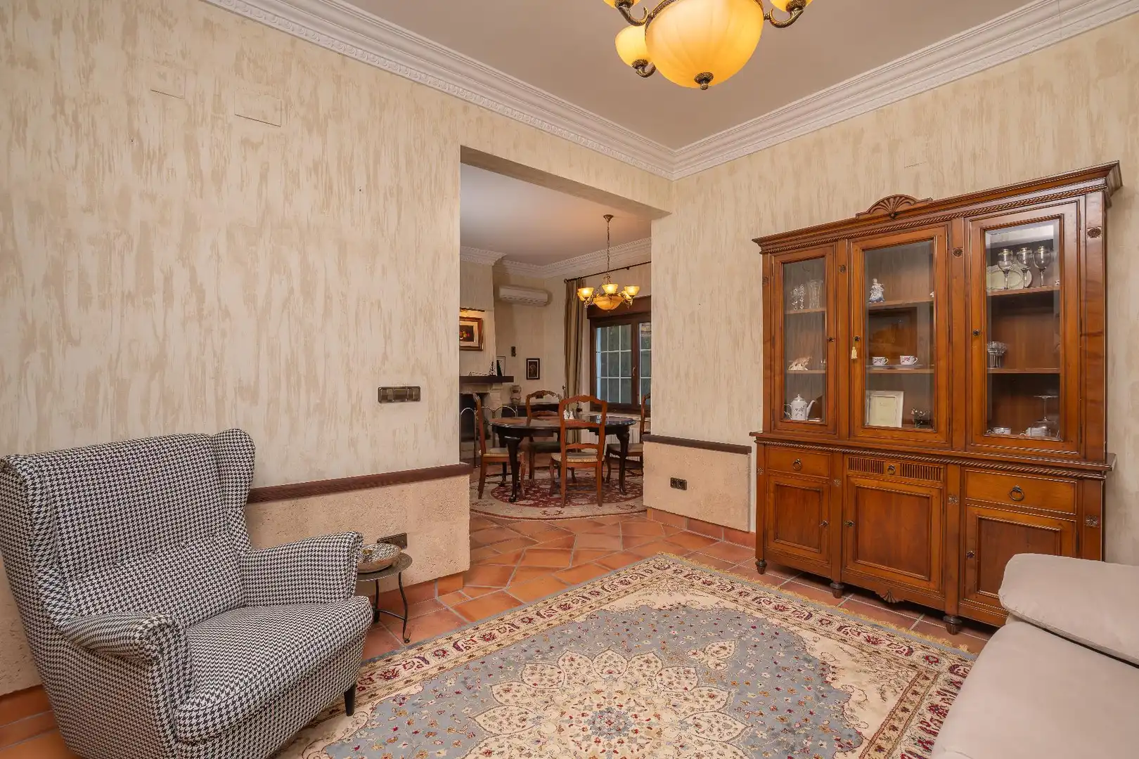 Dining room of Houses for sale in Jávea / Xàbia  with Air Conditioner, Heating and Private garden