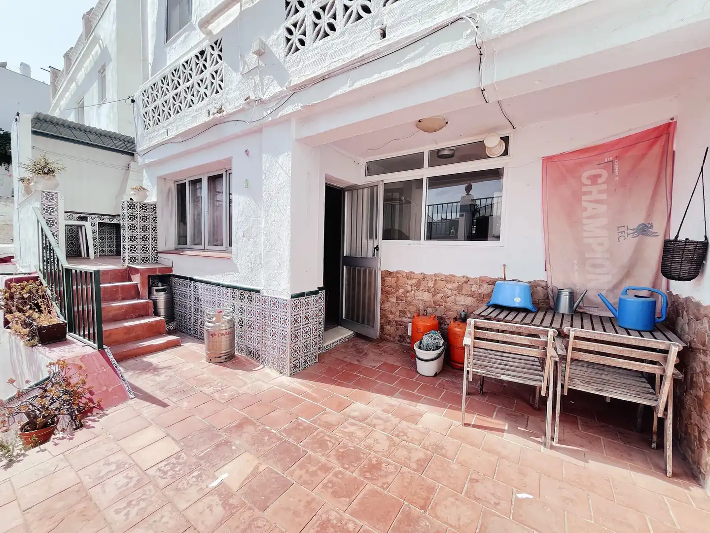 Terrassa de Casa adosada en venda en Mijas amb Jardí privat, Terrassa i Moblat