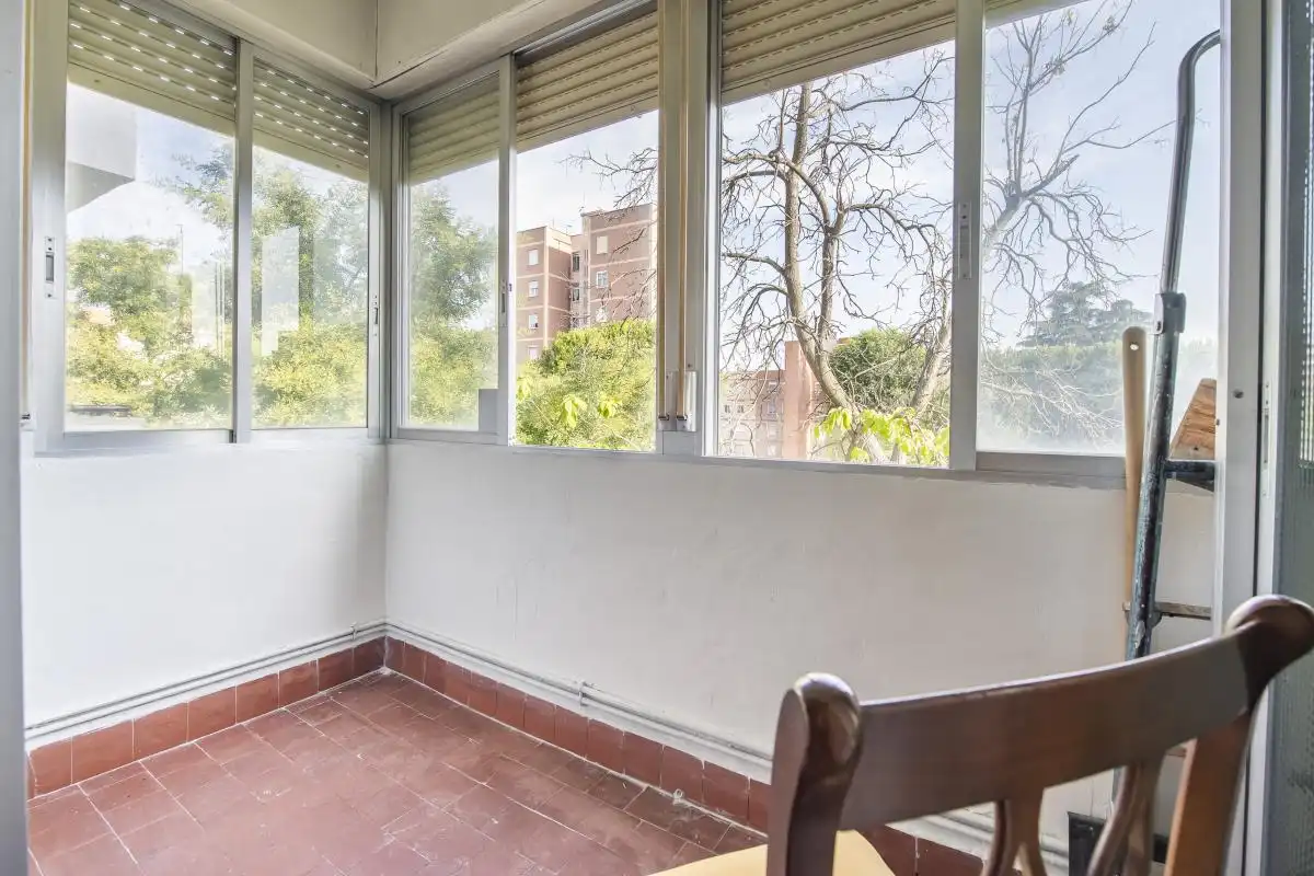 Balcony of Flat for sale in Madrid  with Air Conditioner, Heating and Terrace