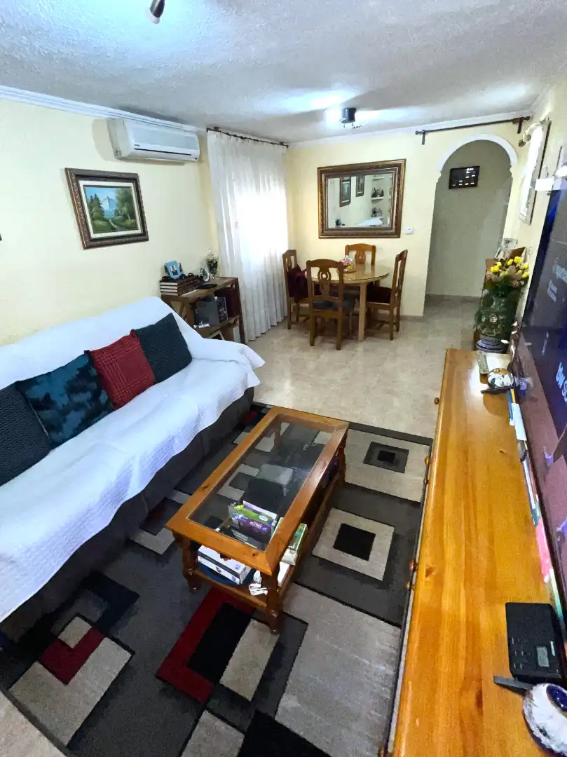 Sala de estar de Piso en venta en  Madrid Capital con Calefacción y Terraza