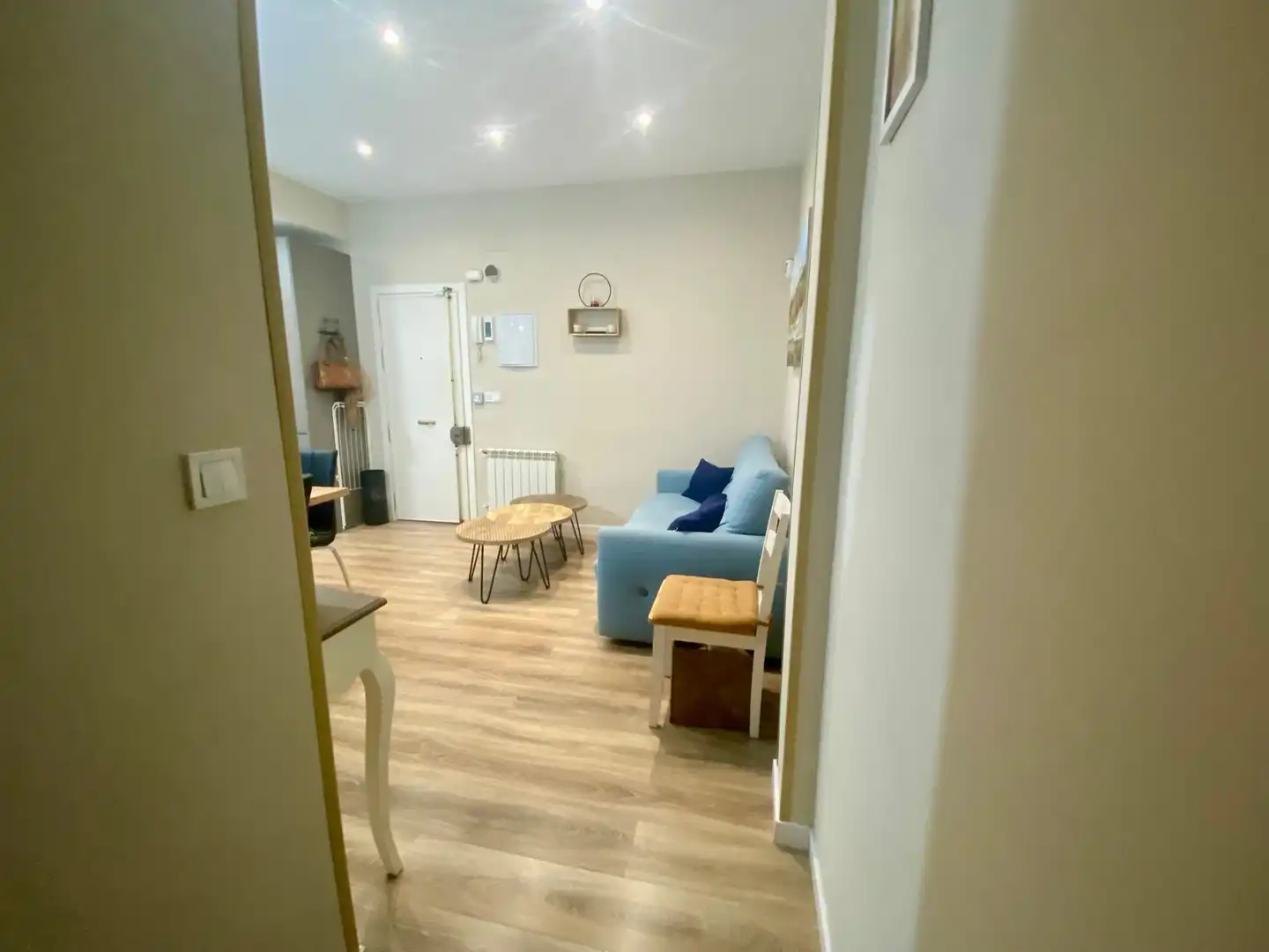 Wohnzimmer von Wohnung zur Miete in Madrid mit Heizung und Möbliert