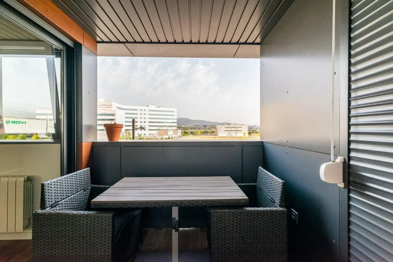 Terrace of Flat for sale in Granada  with Air Conditioner, Private garden and Oven