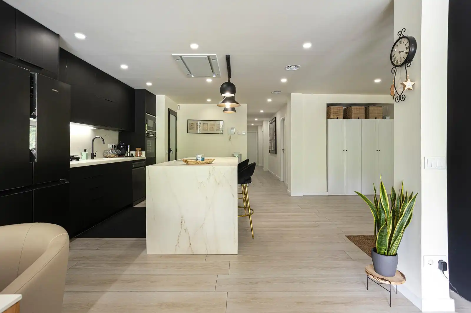 Kitchen of Flat for rent in Barcelona  with Air Conditioner, Heating and Parquet flooring