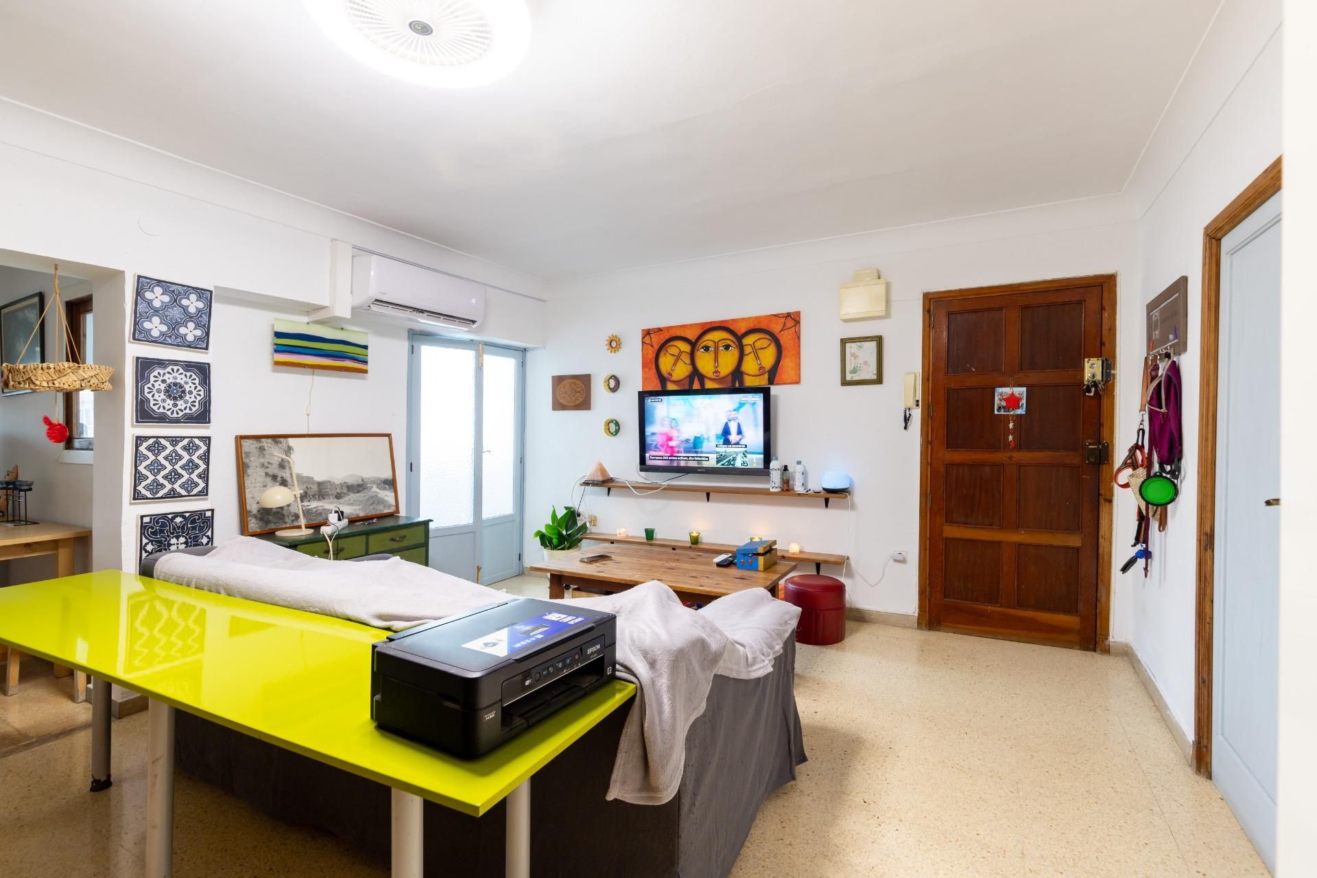 Sala d'estar de Pis en venda en  Palma de Mallorca amb Aire condicionat