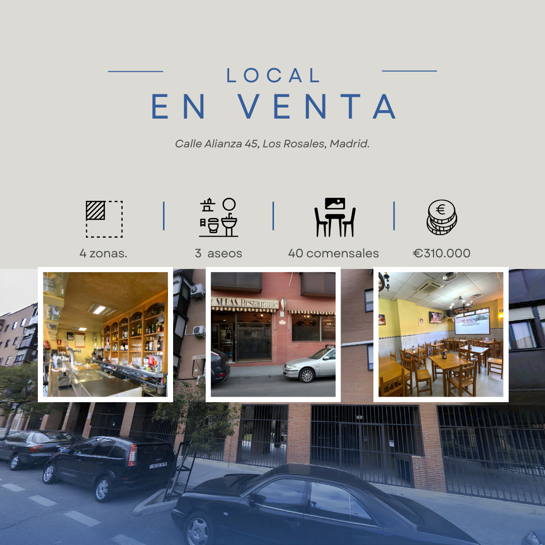 Premises for sale in  Madrid Capital  with Air Conditioner, Heating and Furnished