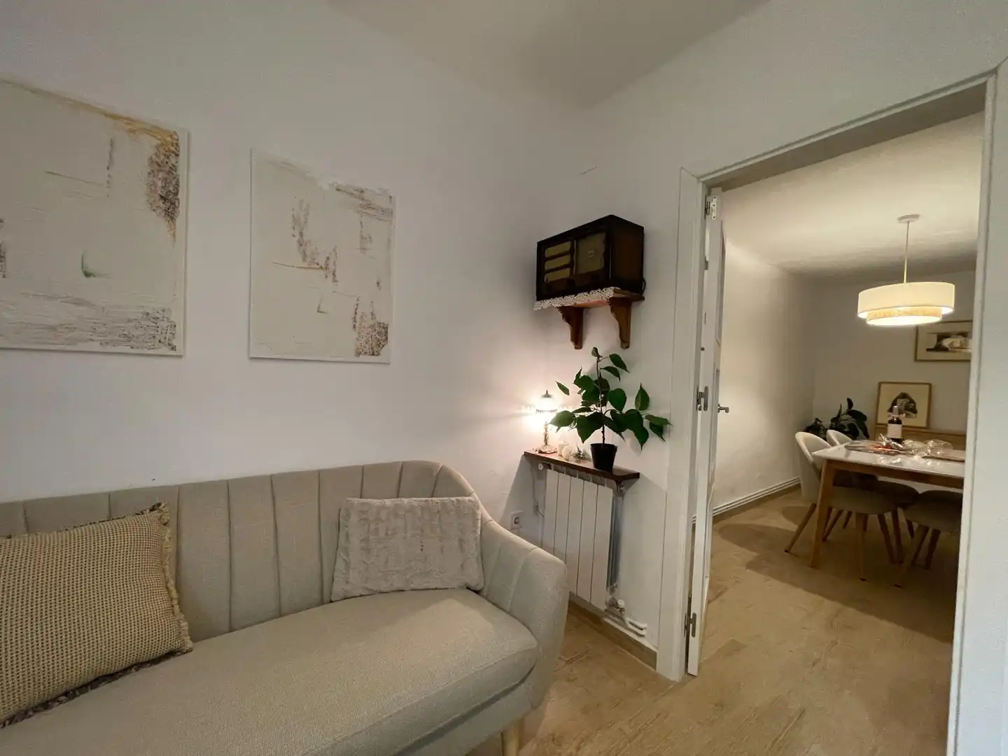 Sala de estar de Casa o chalet de alquiler en Requena con Calefacción y Terraza